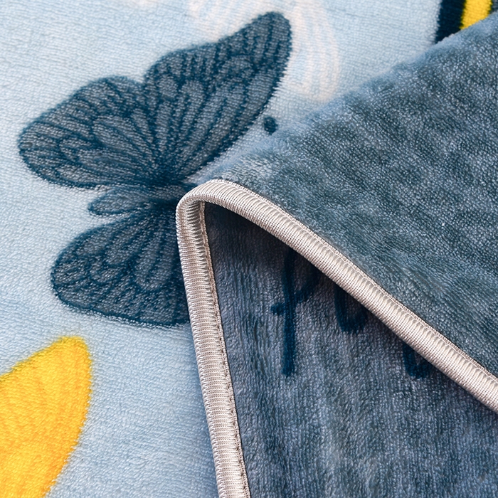 91家纺网 家纺一手货源 找家纺 绒品壹家 2025新款电商直播爆款高克重7斤牛奶绒金貂绒印花床裙款三件套四件套 福蝶纷菲