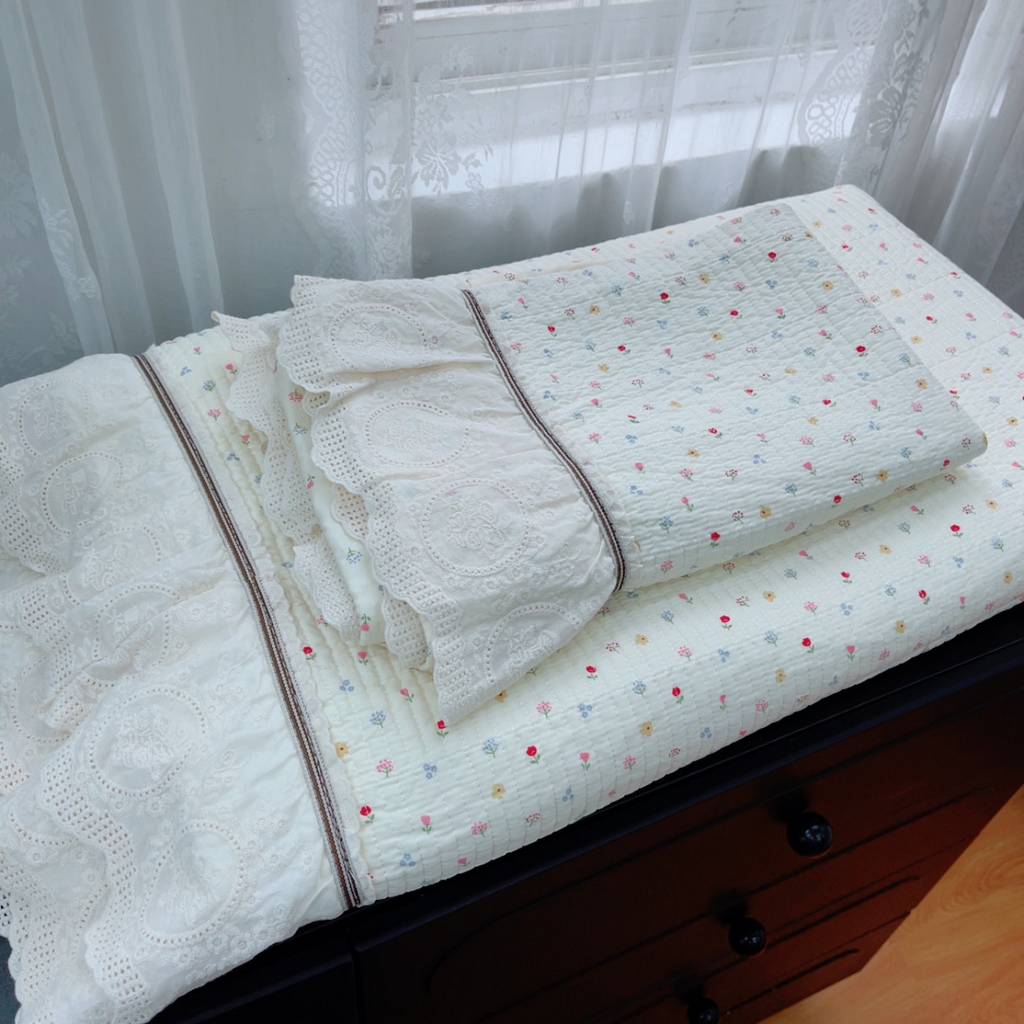 91家纺网 家纺一手货源 找家纺 暖居2025新款欧式浪漫多功能夏被 春意