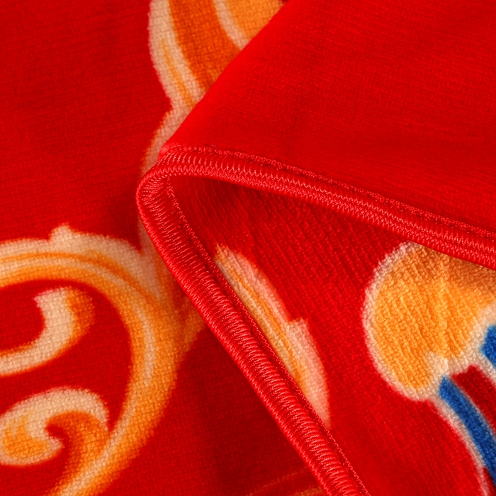 91家纺网 家纺一手货源 找家纺 绒品壹家 2025新款电商直播爆款高克重7斤牛奶绒金貂绒印花床裙款三件套四件套 喜结良缘