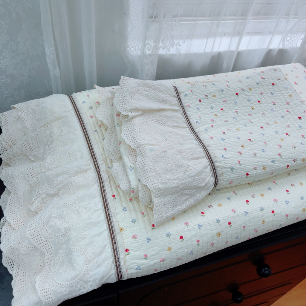 91家纺网 家纺一手货源 找家纺 暖居2025新款欧式浪漫多功能夏被 春意