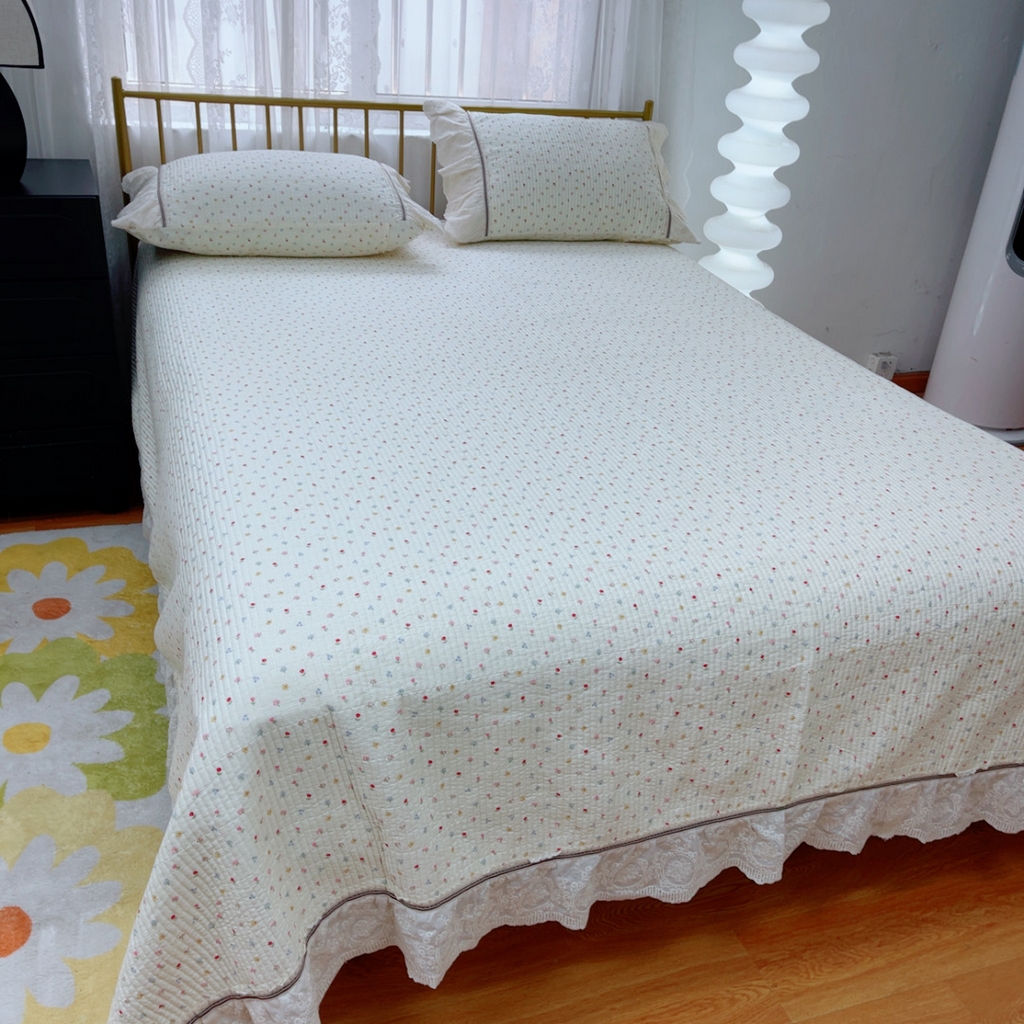 91家纺网 家纺一手货源 找家纺 暖居2025新款欧式浪漫多功能夏被 春意