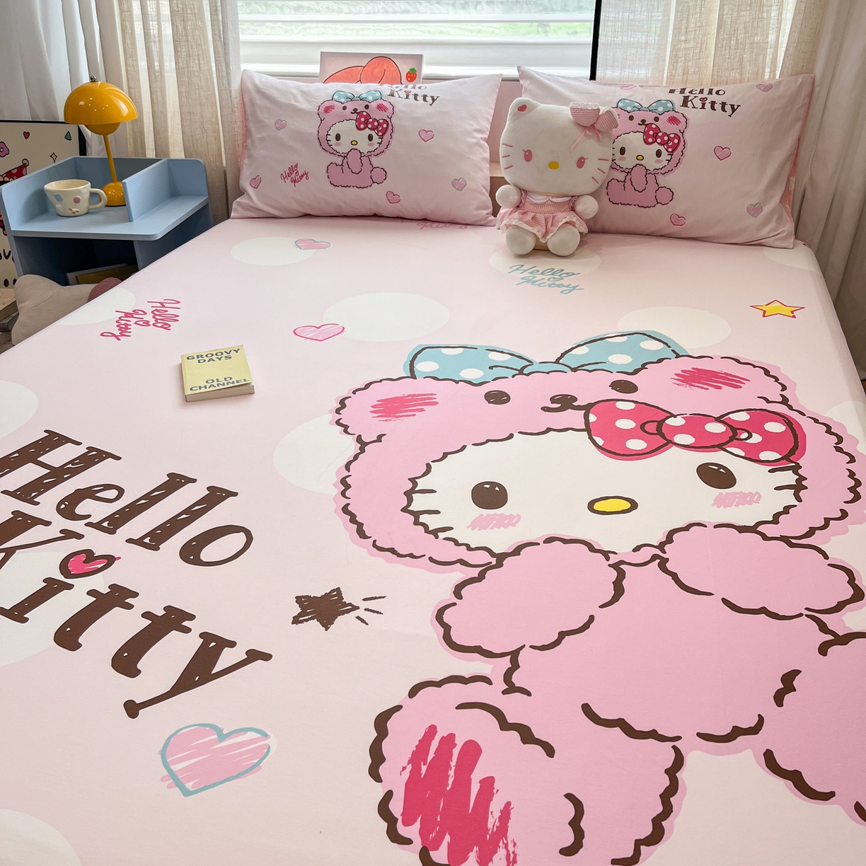 91家纺网 家纺一手货源 找家纺 （总）金爱家 2025新款三丽鸥全棉床笠