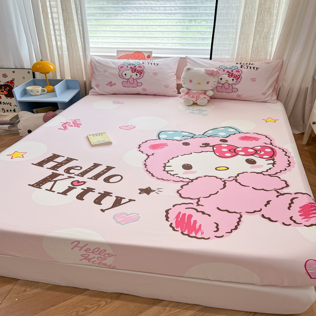 91家纺网 家纺一手货源 找家纺 （总）金爱家 2025新款三丽鸥全棉床笠