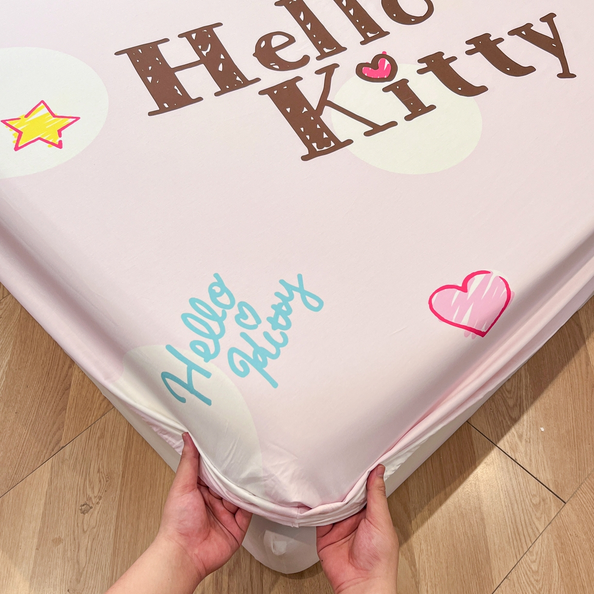 91家纺网 家纺一手货源 找家纺 （总）金爱家 2025新款三丽鸥全棉床笠