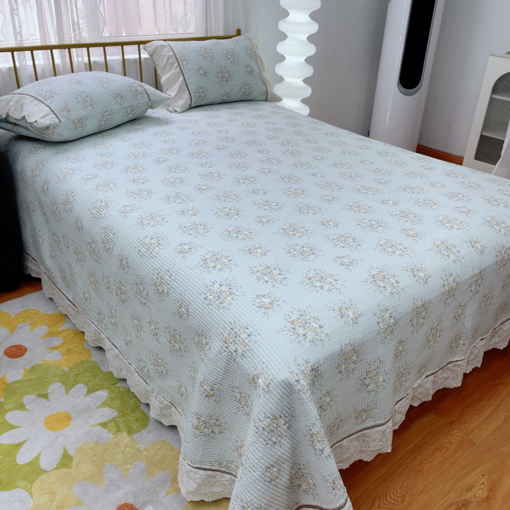 91家纺网 家纺一手货源 找家纺 暖居2025新款欧式浪漫多功能夏被 静香兰阳