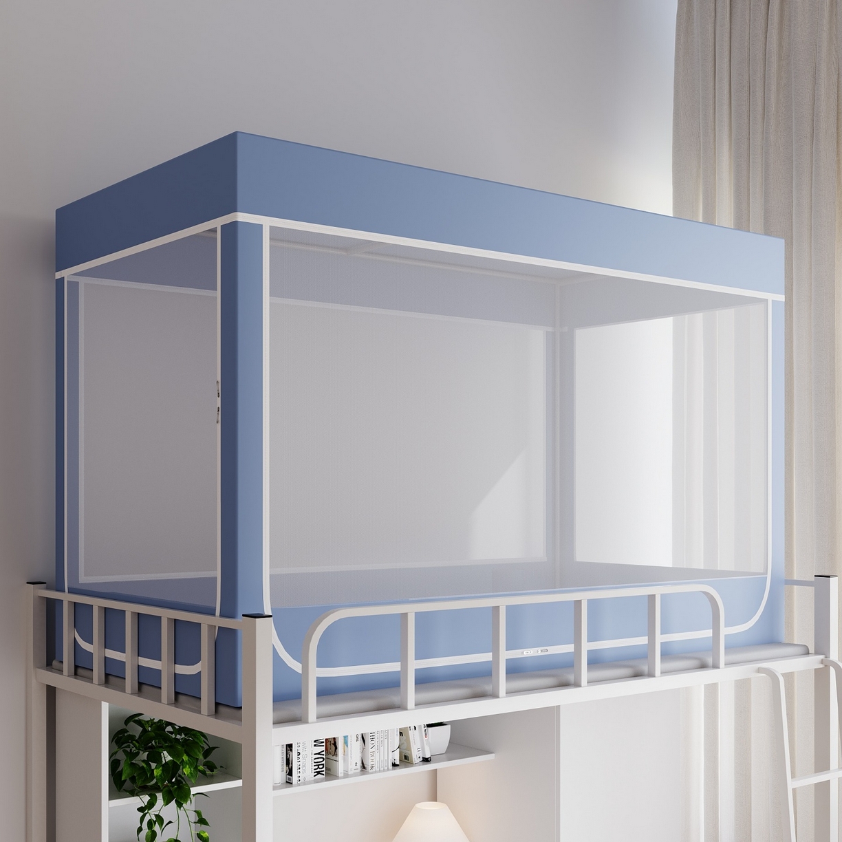 91家纺网 家纺一手货源 找家纺 （总）新太阳蚊帐2025新款纯色简约宿舍蚊帐