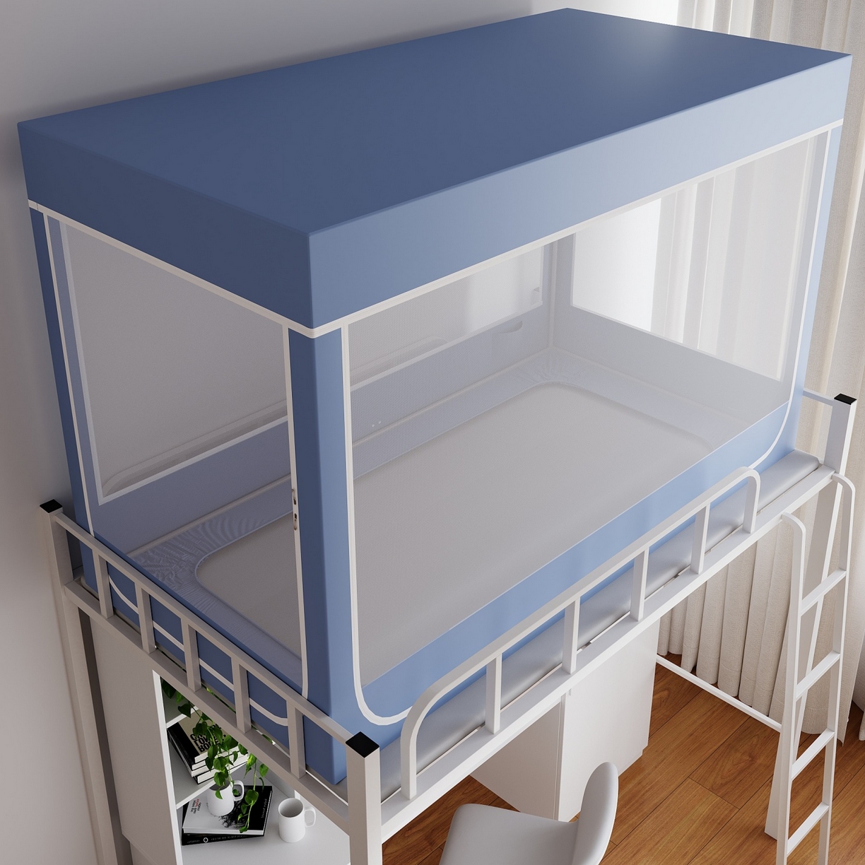 91家纺网 家纺一手货源 找家纺 （总）新太阳蚊帐2025新款纯色简约宿舍蚊帐