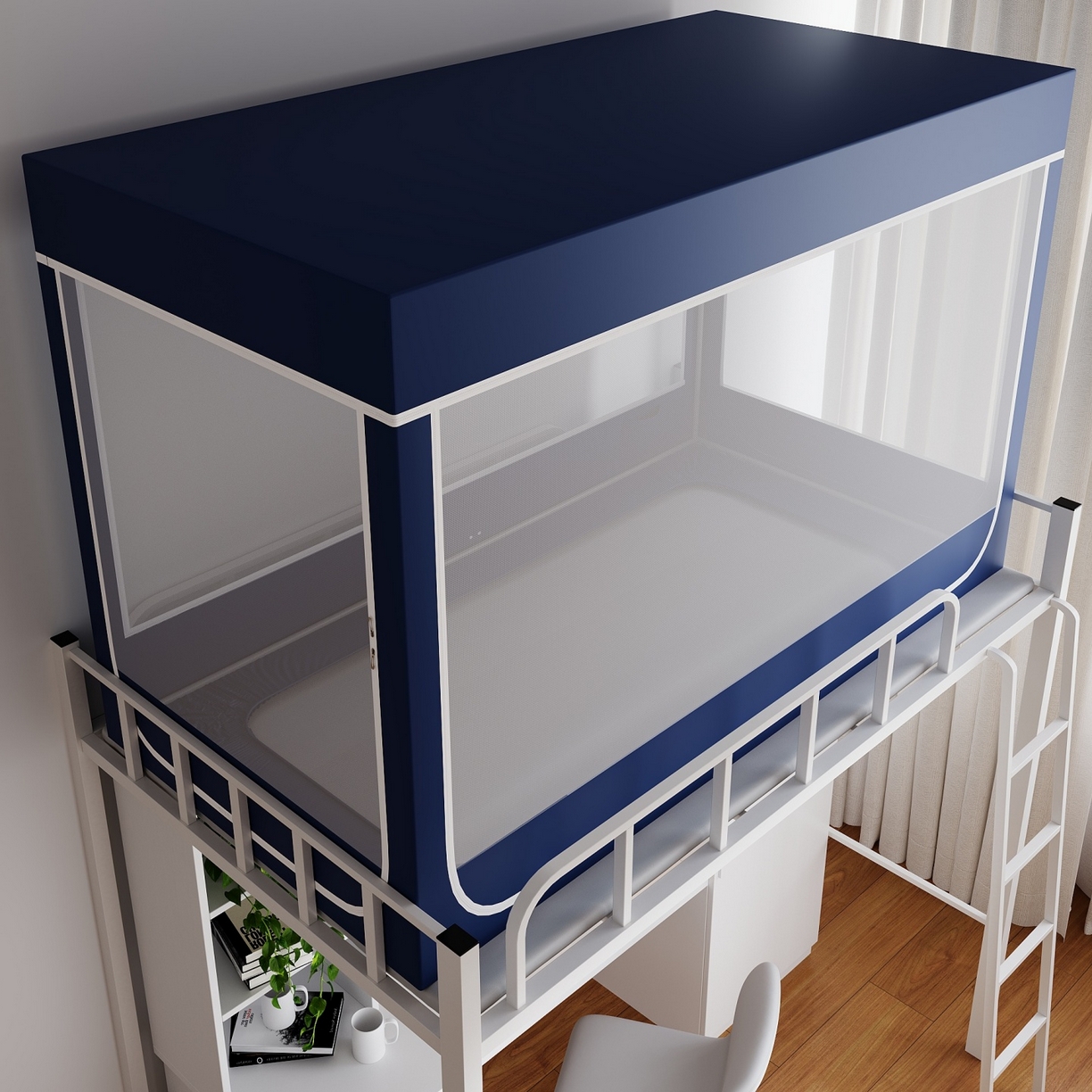 91家纺网 家纺一手货源 找家纺 （总）新太阳蚊帐2025新款纯色简约宿舍蚊帐