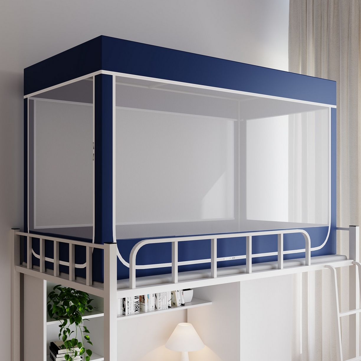 91家纺网 家纺一手货源 找家纺 （总）新太阳蚊帐2025新款纯色简约宿舍蚊帐