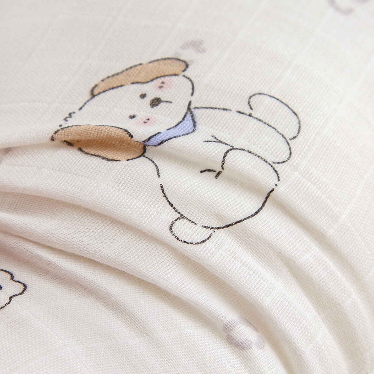 91家纺网 家纺一手货源 找家纺 织布人 2025新款枕芯A类全棉双层纱婴幼儿童枕头午睡枕学生宿舍专用枕芯 A类婴幼儿童枕-萌萌狗