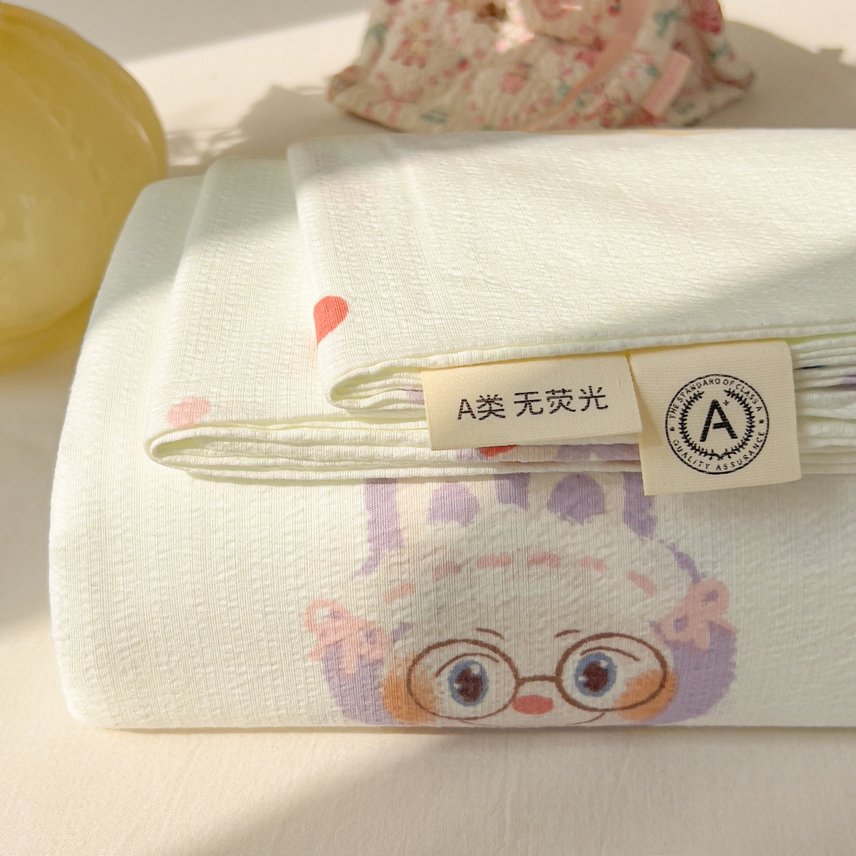 91家纺网 家纺一手货源 找家纺 （总）韩巢家纺 2025新款双层纱儿童卡通风床单寝室单人学生宿舍单床单床单单件单品床单