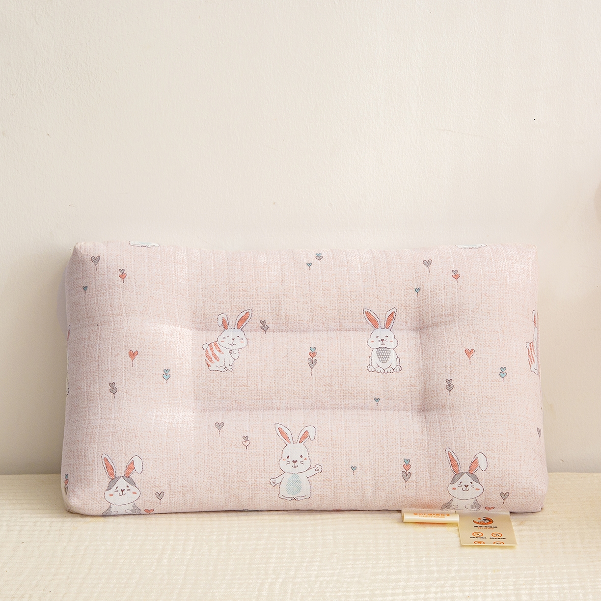 91家纺网 家纺一手货源 找家纺 （总）织布人 2025新款枕芯A类全棉双层纱婴幼儿童枕头午睡枕学生宿舍专用枕芯