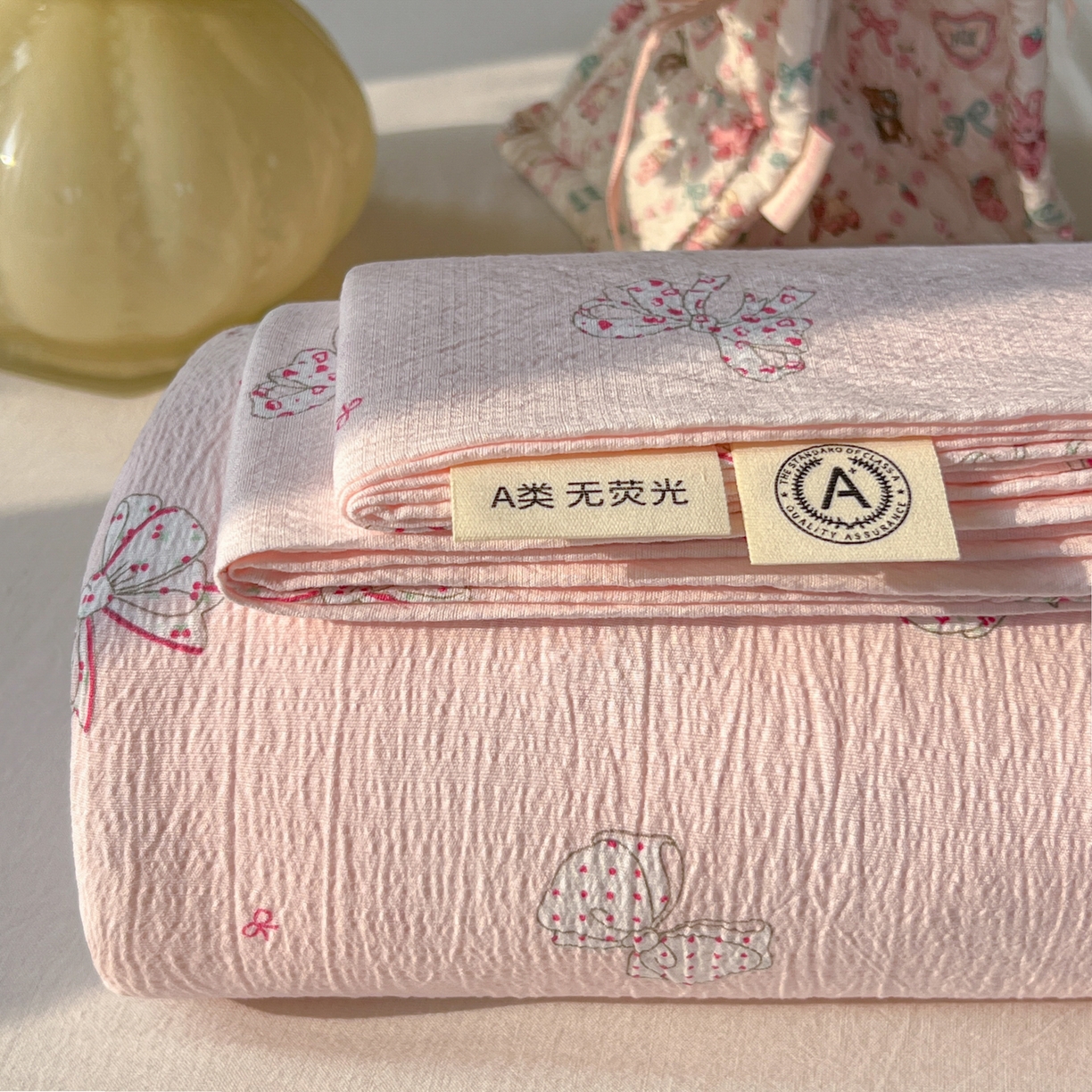 91家纺网 家纺一手货源 找家纺 韩巢家纺 2025新款双层纱儿童卡通风床单寝室单人学生宿舍单床单床单单件单品床单 心愿