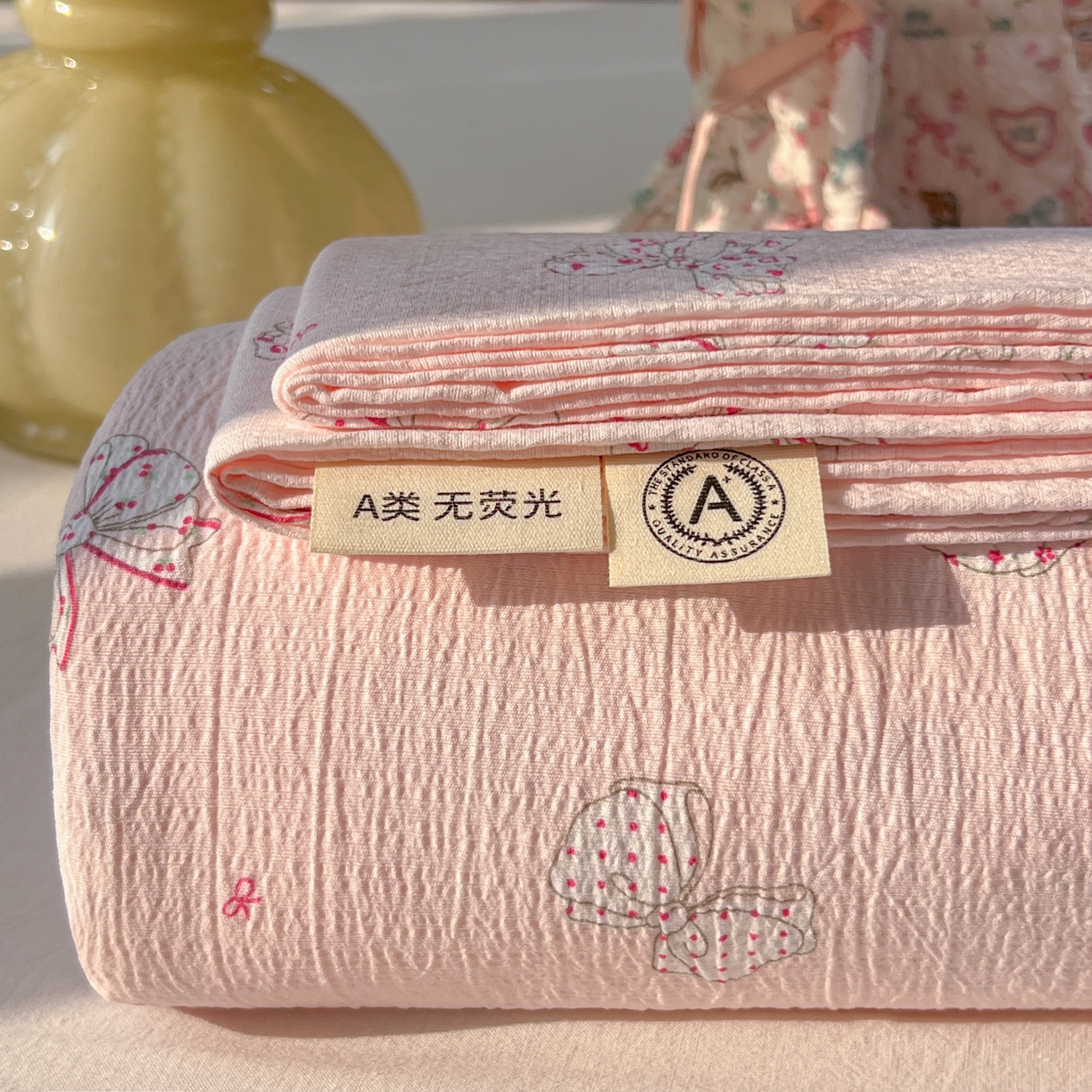 91家纺网 家纺一手货源 找家纺 韩巢家纺 2025新款双层纱儿童卡通风床单寝室单人学生宿舍单床单床单单件单品床单 心愿