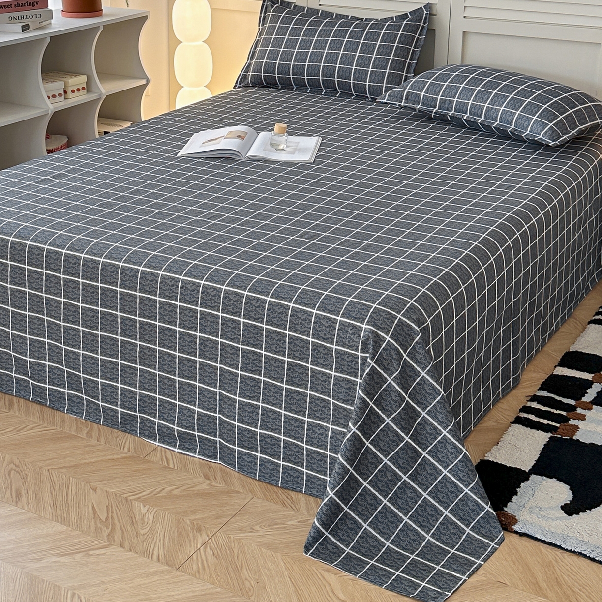 91家纺网 家纺一手货源 找家纺 曼璐家纺 2025新款芦荟棉床单单件床单三件套单床单磨毛印花亲肤外贸跨境可定制花型尺寸 慕尼黑