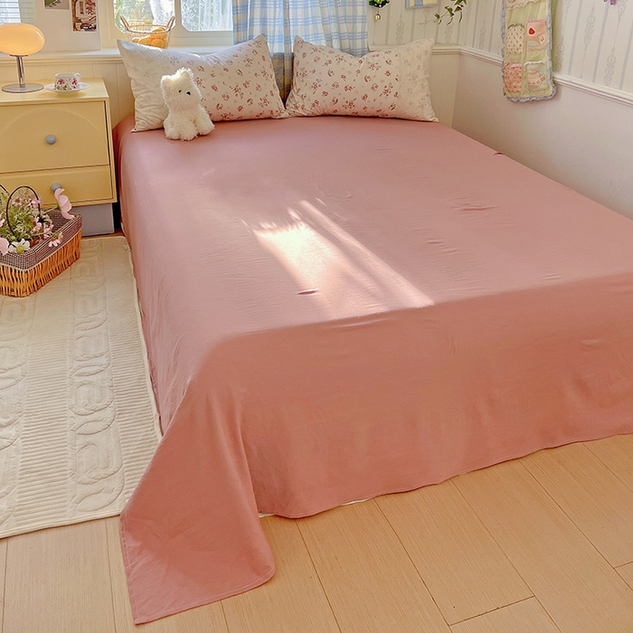 91家纺网 家纺一手货源 找家纺 港岛妹妹 2025新款韩式蕾丝花边软绵绵四件套 爱玲说-红