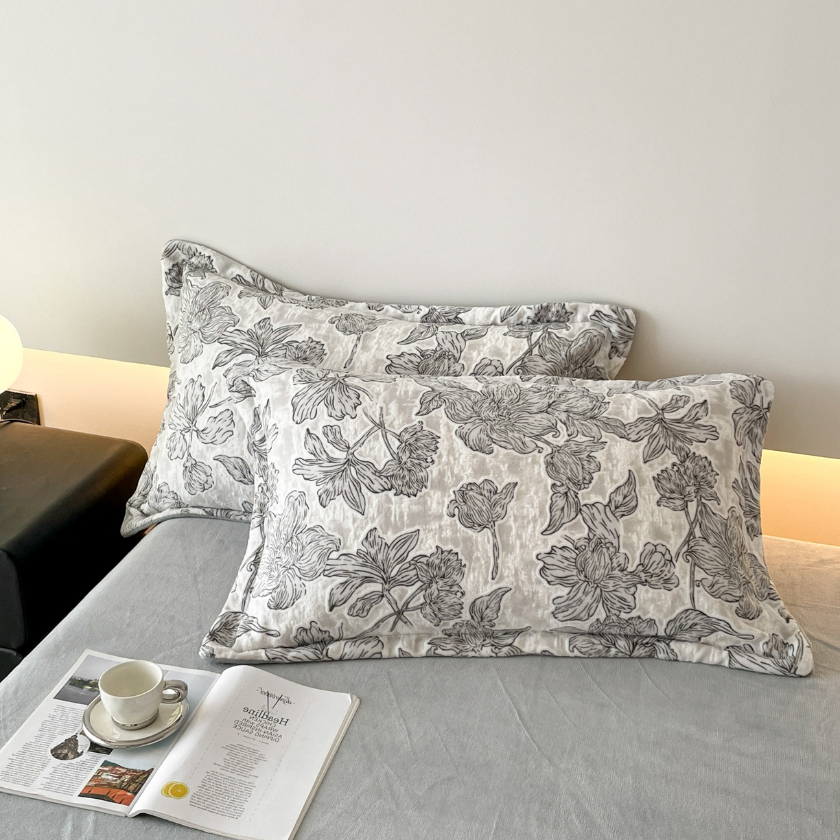 91家纺网 家纺一手货源 找家纺 居易简 2025新款A类高克重牛奶绒立体浮雕四件套 心中之城