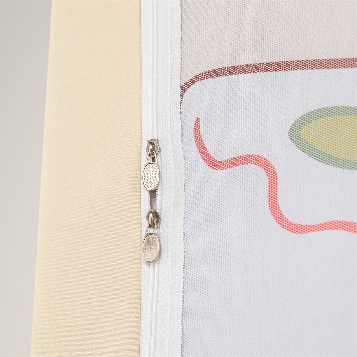 91家纺网 家纺一手货源 找家纺 2025新款多层复合夹层强遮光学生蚊帐 晚安小熊