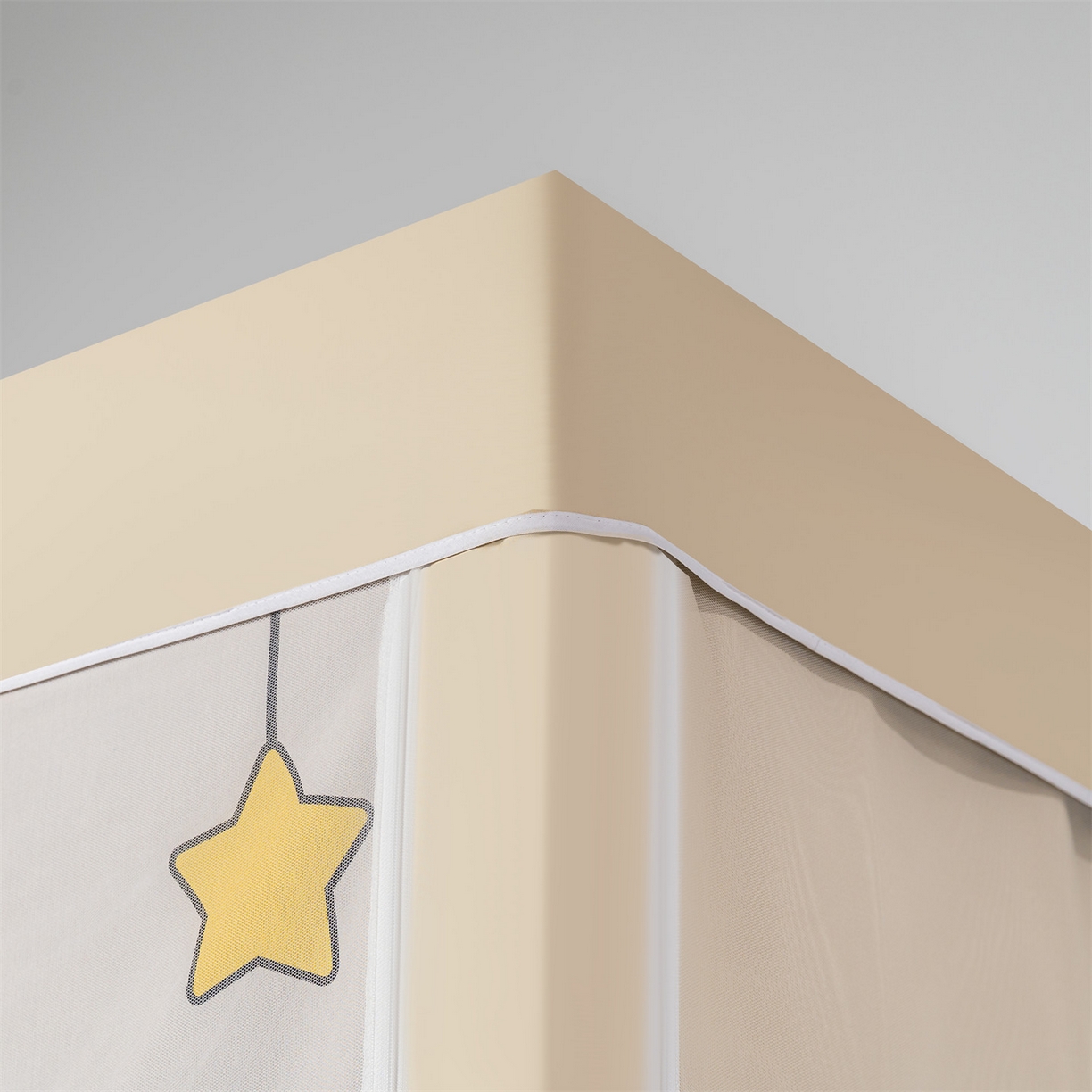 91家纺网 家纺一手货源 找家纺 2025新款多层复合夹层强遮光学生蚊帐 旋转萌宠