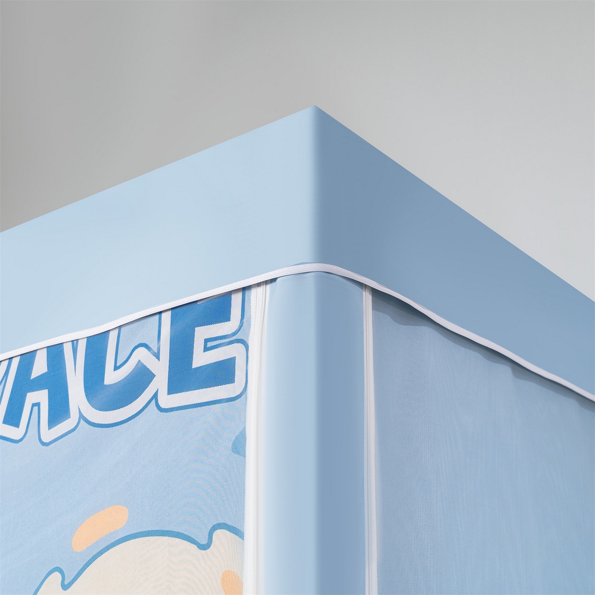 91家纺网 家纺一手货源 找家纺 2025新款多层复合夹层强遮光学生蚊帐 探索宇宙