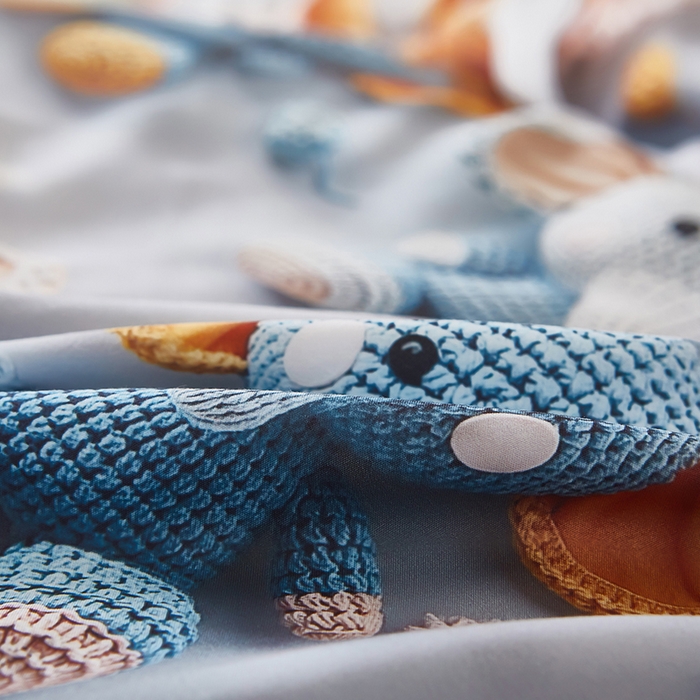 91家纺网 家纺一手货源 找家纺 南方印象 2025新款立体印花冬被被子被芯大豆被 顽皮象