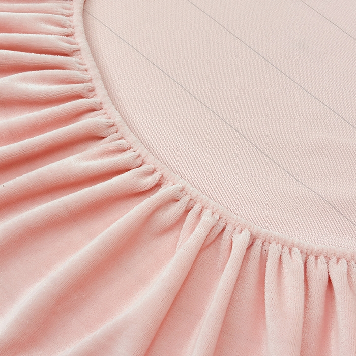 91家纺网 家纺一手货源 找家纺 （总）2025新款高克重纯色保暖牛奶绒单床笠枕套