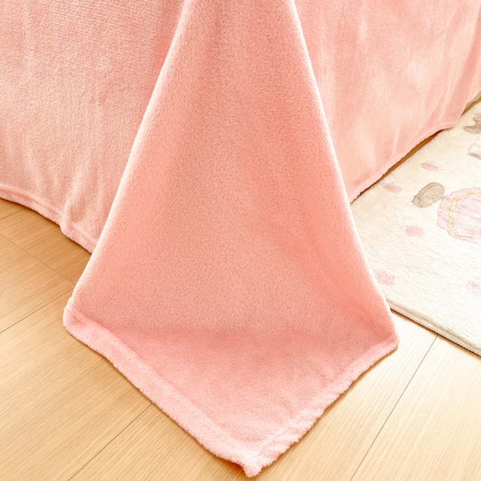 91家纺网 家纺一手货源 找家纺 川悦生活 2025新款立体雪花绒印花大床四件套系列一场景一 冰激凌小熊