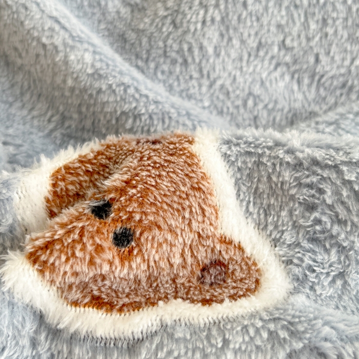 91家纺网 家纺一手货源 找家纺 川悦生活 2025新款立体雪花绒印花大床四件套系列一场景一 波波熊