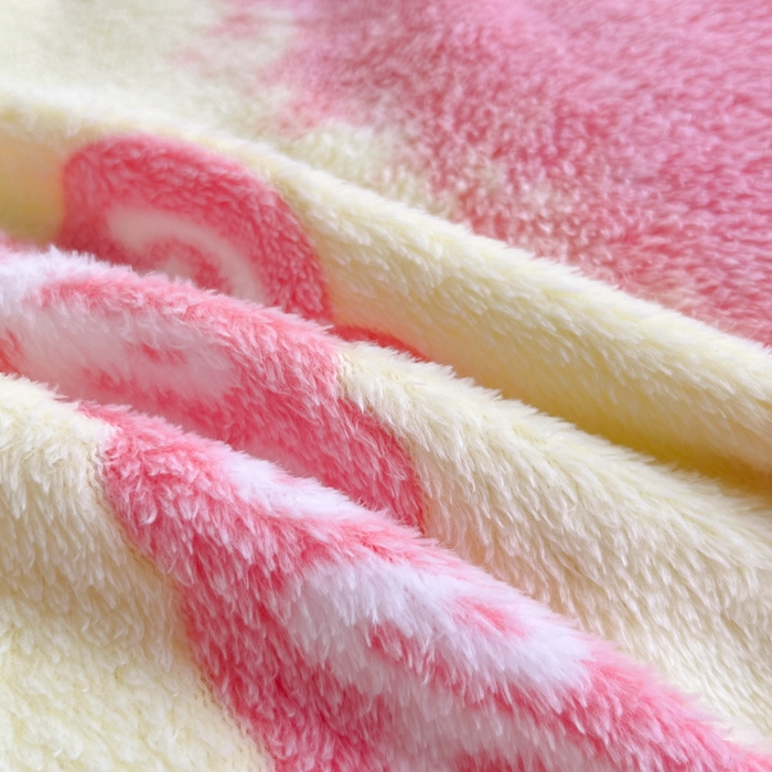 91家纺网 家纺一手货源 找家纺 川悦生活 2025新款立体雪花绒印花大床四件套系列一场景一 彩虹爱语蓝