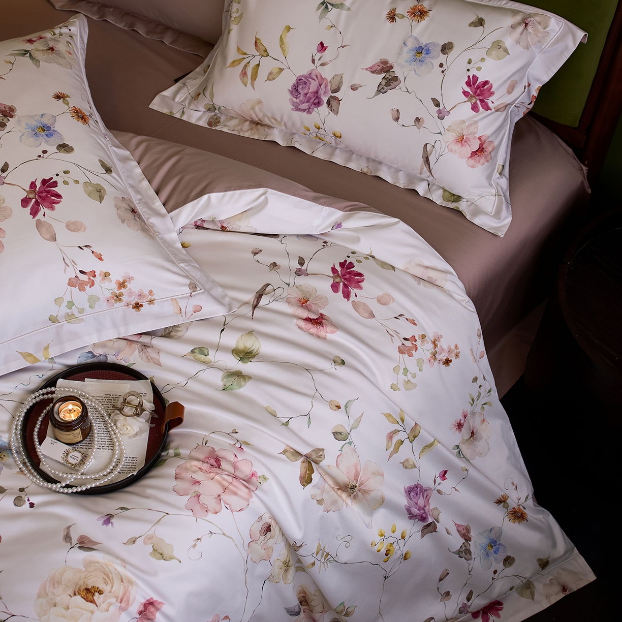 91家纺网 家纺一手货源 找家纺 （总）轩和家居 2025新款 【不断货】70SA类轻奢长绒棉印花四件套正品YKK拉链+精品做工+独版（控价，不低于458）