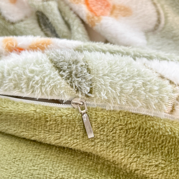 91家纺网 家纺一手货源 找家纺 川悦生活 2025新款立体雪花绒印花大床四件套系列一场景一 奶芙小花