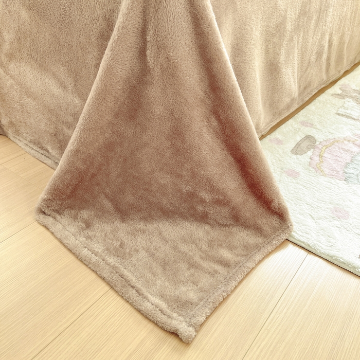 91家纺网 家纺一手货源 找家纺 川悦生活 2025新款立体雪花绒印花大床四件套系列一场景一 奶咖小熊