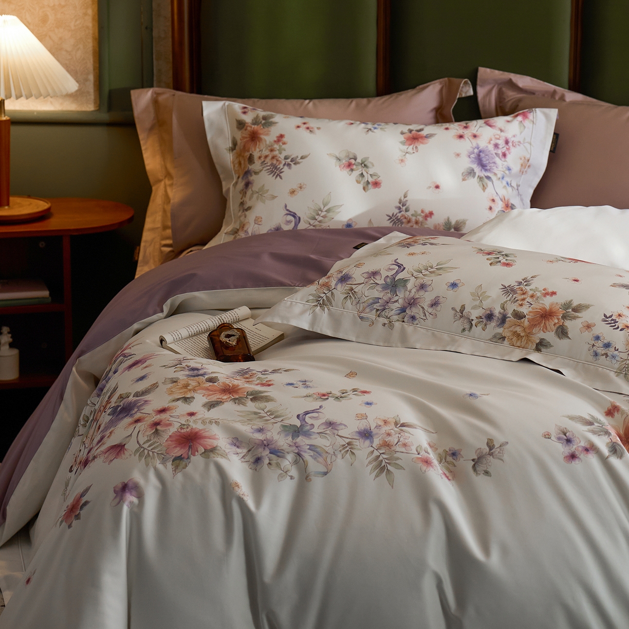 91家纺网 家纺一手货源 找家纺 （总）轩和家居 2025新款 【不断货】70SA类轻奢长绒棉印花四件套正品YKK拉链+精品做工+独版（控价，不低于458）