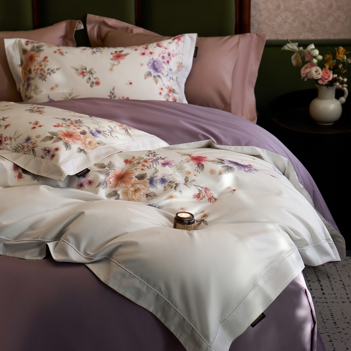 （总）轩和家居 2025新款 【不断货】70SA类轻奢长绒棉印花四件套正品YKK拉链+精品做工+独版（控价，不低于458）