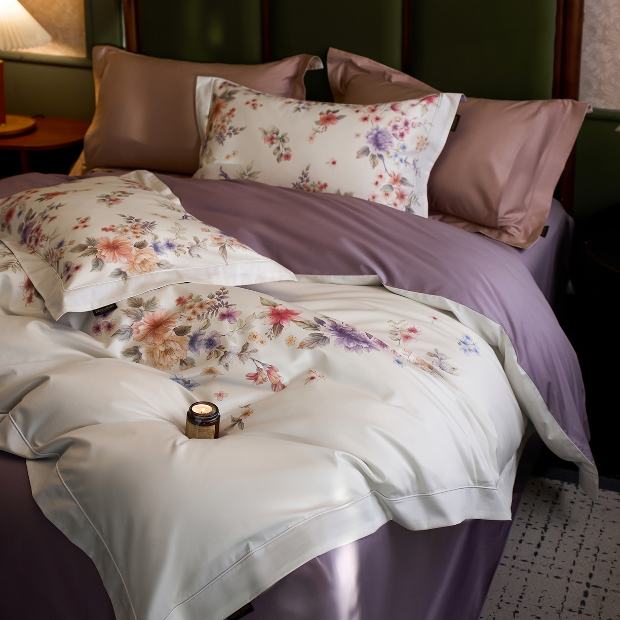 91家纺网 家纺一手货源 找家纺 （总）轩和家居 2025新款 【不断货】70SA类轻奢长绒棉印花四件套正品YKK拉链+精品做工+独版（控价，不低于458）