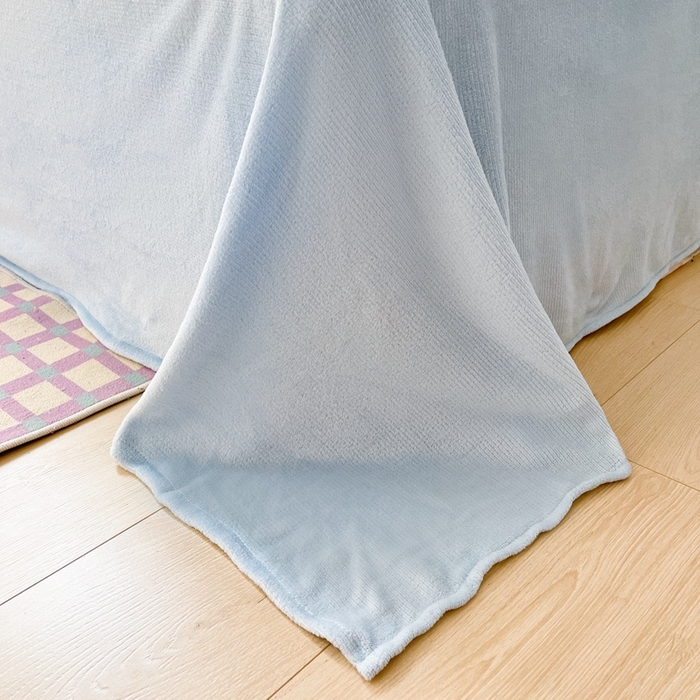 91家纺网 家纺一手货源 找家纺 川悦生活 2025新款立体雪花绒印花大床四件套系列一场景一 少女小兔