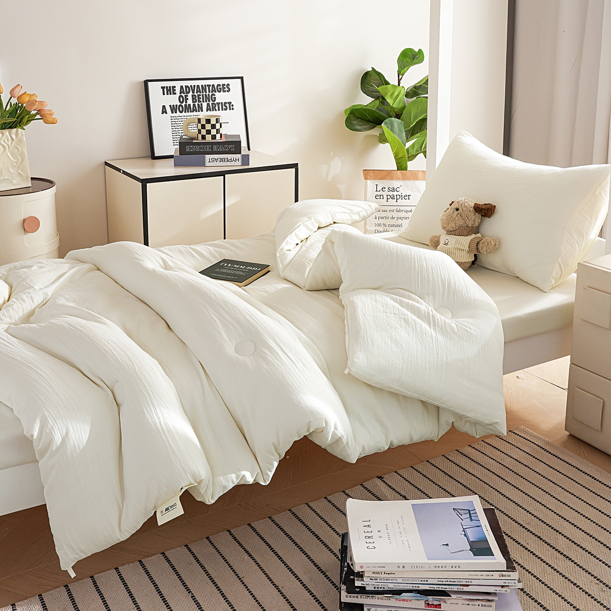 91家纺网 家纺一手货源 找家纺 （总）益多眠 2026新款双拼云朵被被子被芯