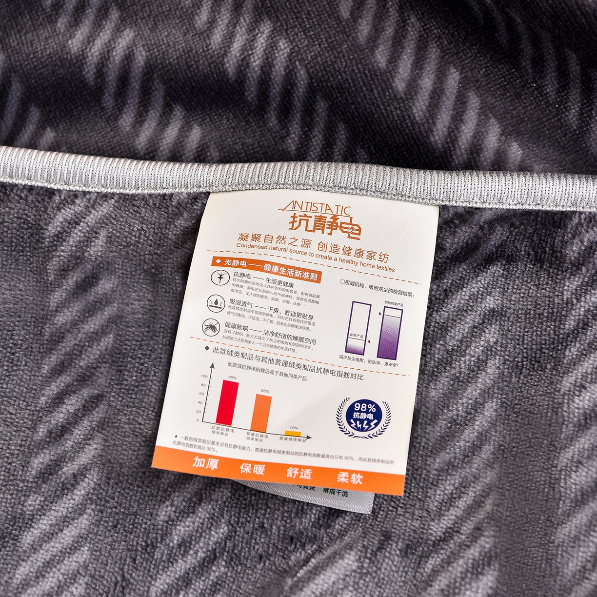 91家纺网 家纺一手货源 找家纺 博兰蒂 2025新款床裙款高克重牛奶绒印花四件套 爵士格调