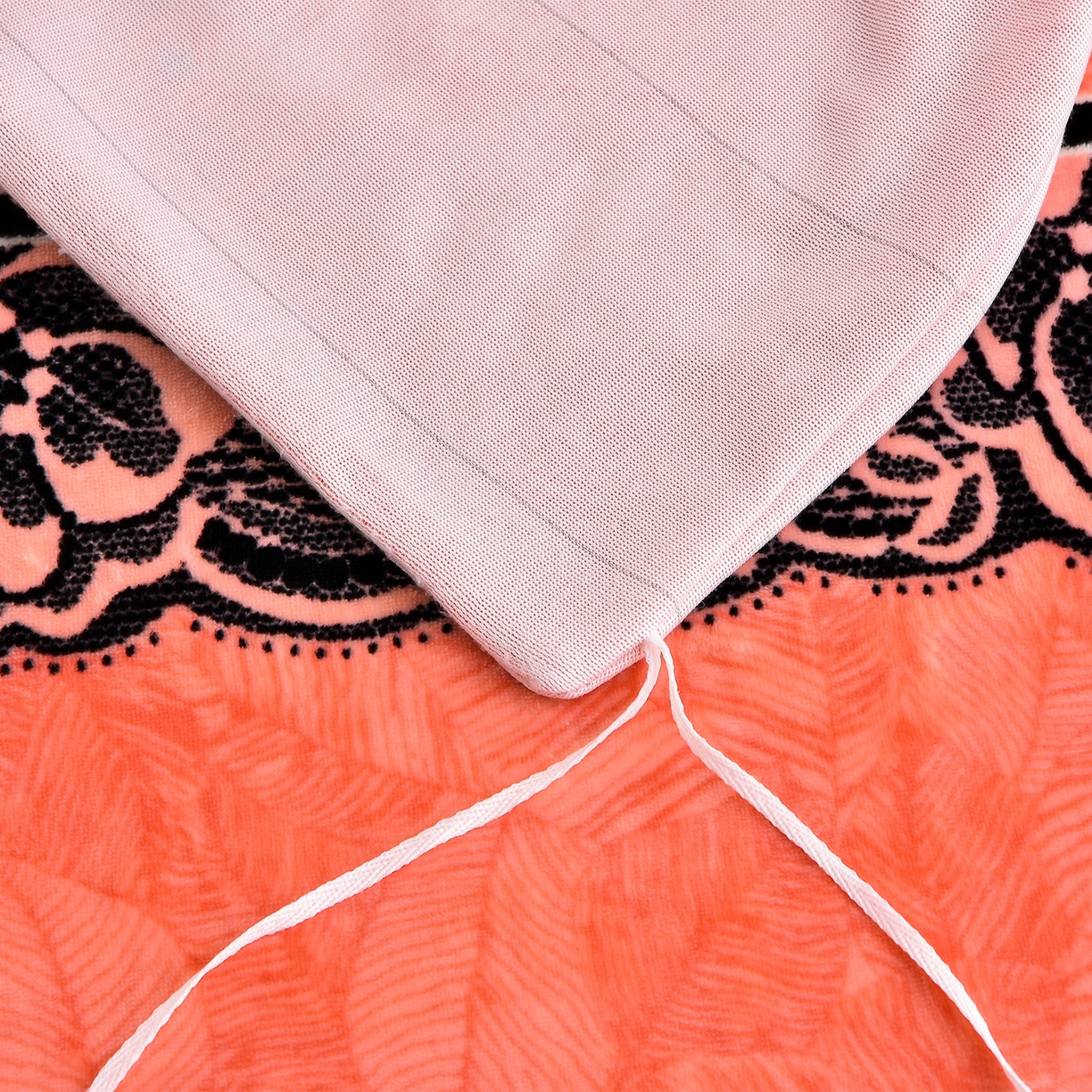 91家纺网 家纺一手货源 找家纺 博兰蒂 2025新款床裙款高克重牛奶绒印花四件套 梦幻花语