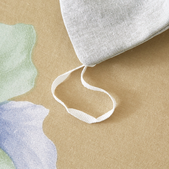 91家纺网 家纺一手货源 找家纺 启航家居 2025新款全棉纯棉磨毛大版印花四件套 佳偶天成绿