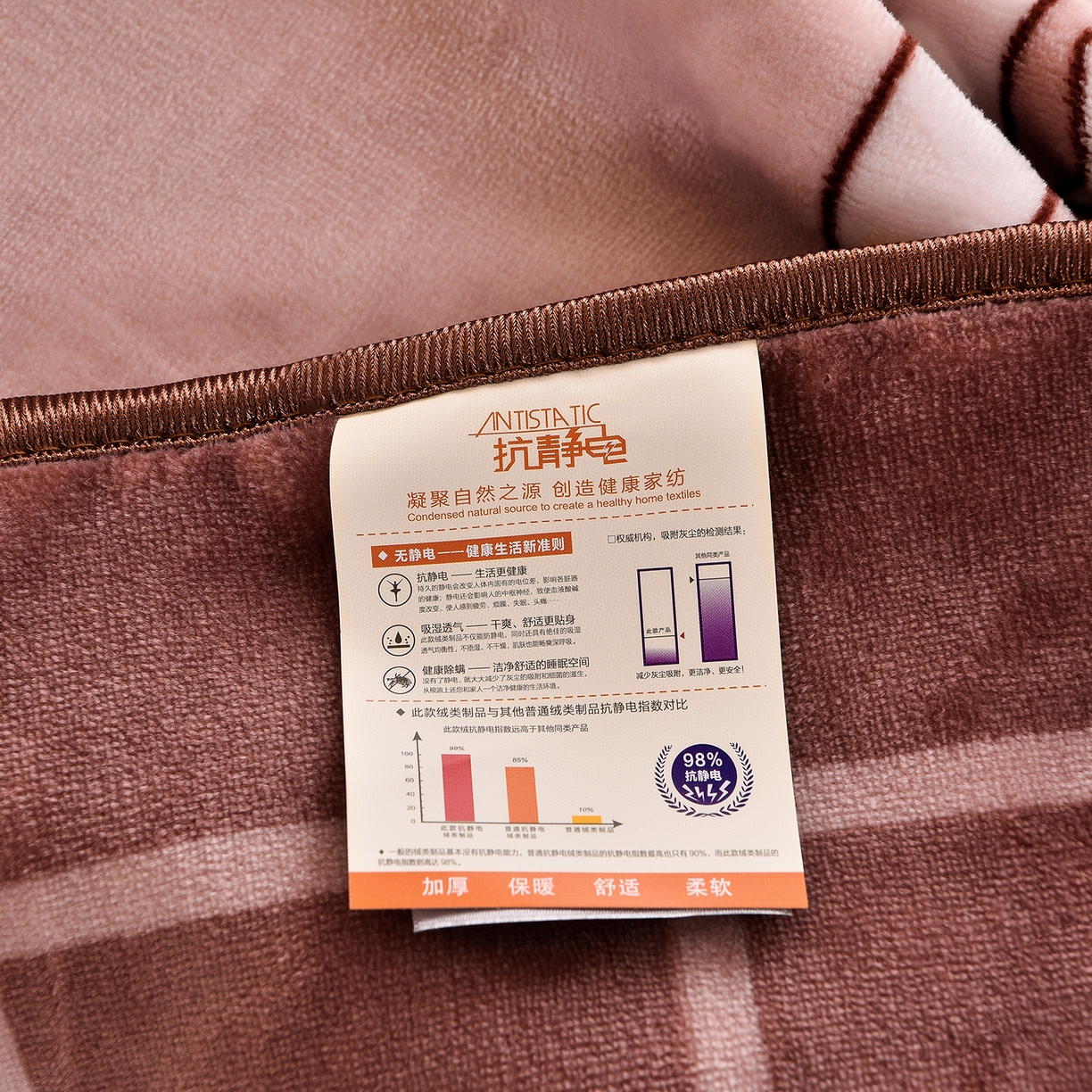 91家纺网 家纺一手货源 找家纺 博兰蒂 2025新款床裙款高克重牛奶绒印花学生三件套 浪漫之星