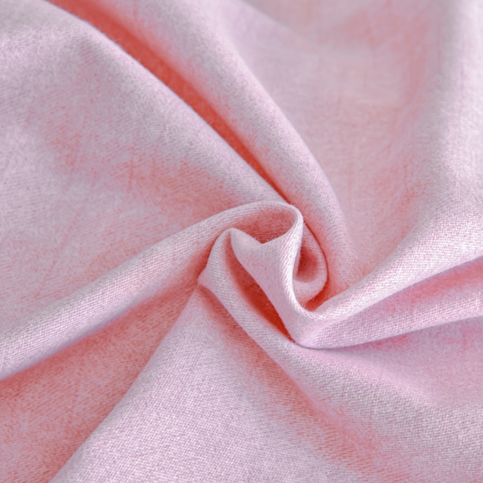 91家纺网 家纺一手货源 找家纺 U品汇 2025新品长绒棉加厚全棉纯棉磨毛刺绣花四件套生态磨毛套件 扶摇-红豆沙