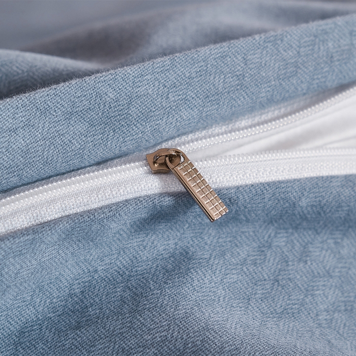 91家纺网 家纺一手货源 找家纺 U品汇 2025新品长绒棉加厚全棉纯棉磨毛刺绣花四件套生态磨毛套件 私情叶语-宾利兰