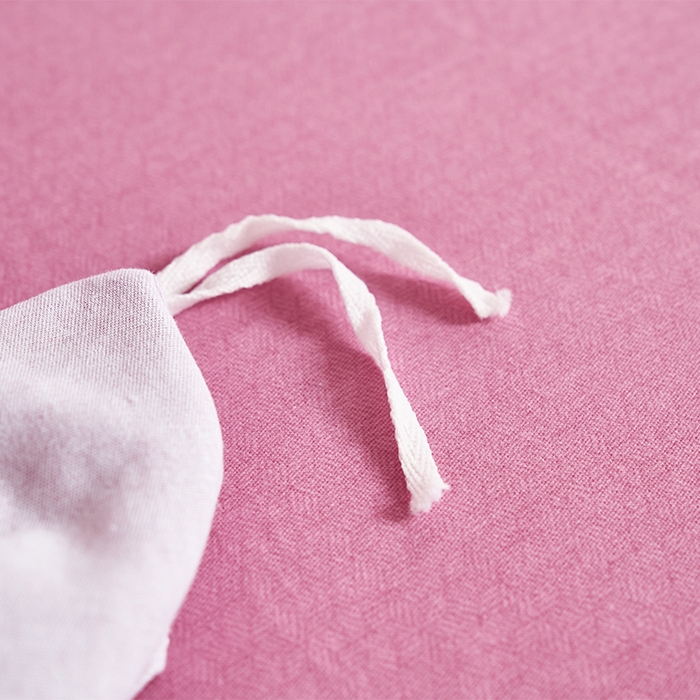 91家纺网 家纺一手货源 找家纺 U品汇 2025新品长绒棉加厚全棉纯棉磨毛刺绣花四件套生态磨毛套件 私情叶语-香妃粉