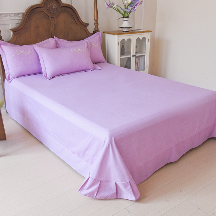 91家纺网 家纺一手货源 找家纺 （总）U品汇 2025新品长绒棉加厚全棉纯棉磨毛立体刺绣花四件套生态磨毛加绒（玫瑰物语）