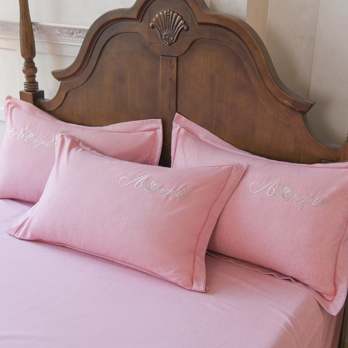 91家纺网 家纺一手货源 找家纺 U品汇 2025新品长绒棉加厚全棉纯棉磨毛立体刺绣花四件套生态磨毛加绒（玫瑰物语） 玫瑰物语-红豆沙