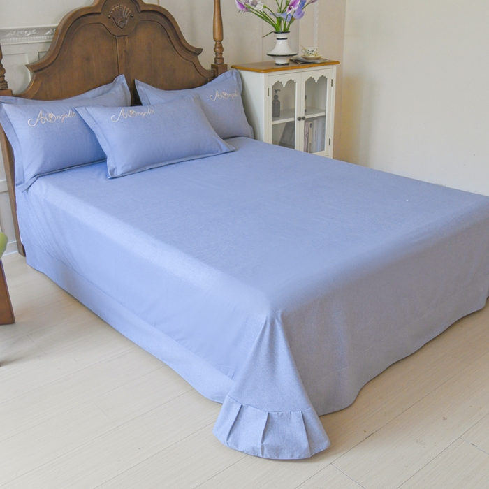 91家纺网 家纺一手货源 找家纺 U品汇 2025新品长绒棉加厚全棉纯棉磨毛立体刺绣花四件套生态磨毛加绒（玫瑰物语） 玫瑰物语-罗马灰