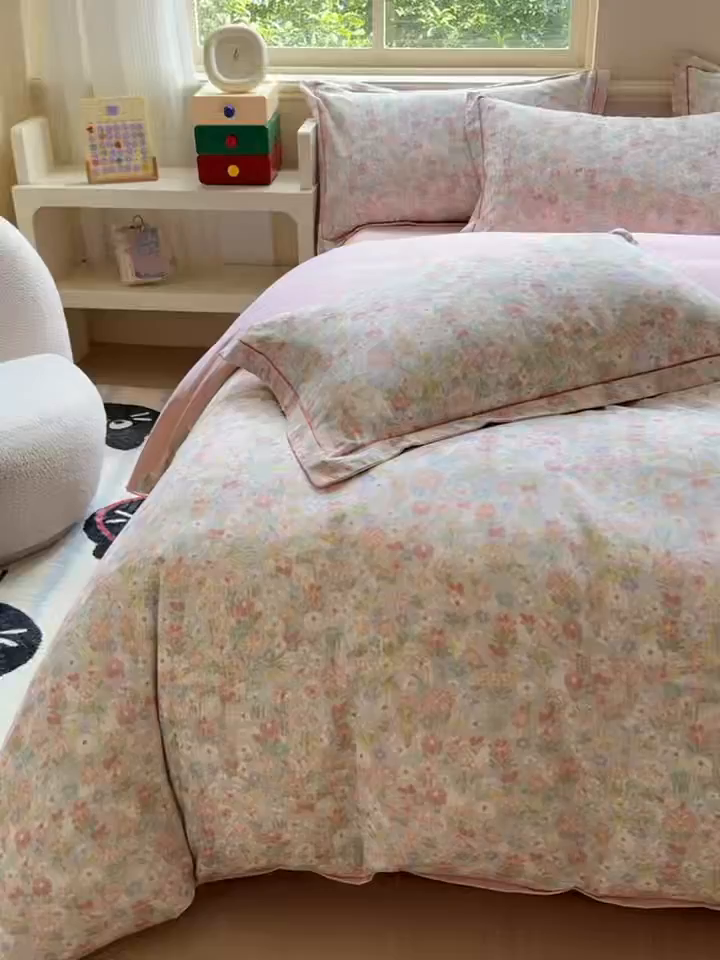 91家纺网 家纺一手货源 找家纺 （总）U品汇 【A类母婴级】加厚全棉纯棉磨毛数码印花四件套生态磨毛100%棉（不是全棉不要钱）