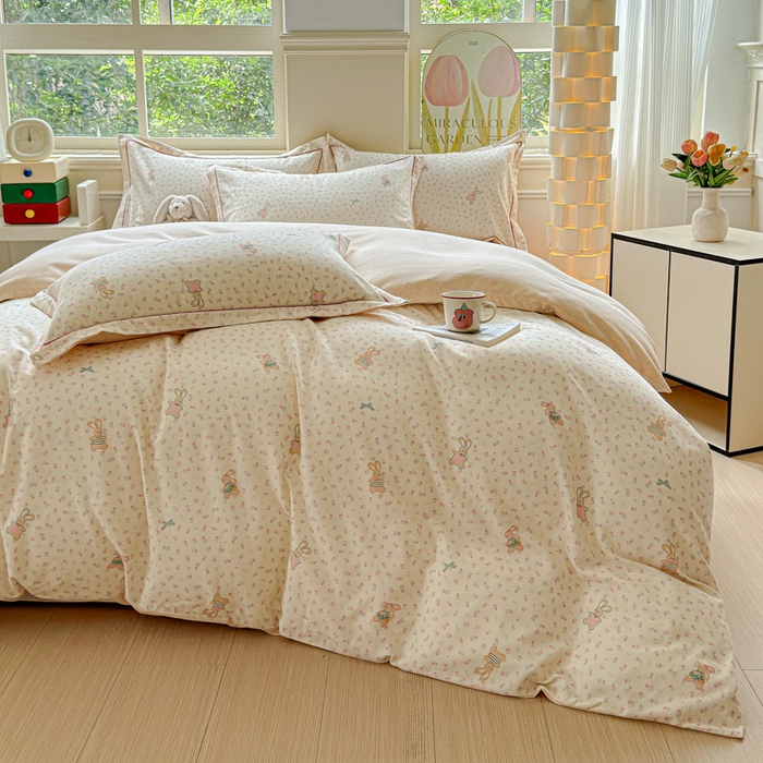 91家纺网 家纺一手货源 找家纺 （总）U品汇 【A类母婴级】加厚全棉纯棉磨毛数码印花四件套生态磨毛100%棉（不是全棉不要钱）