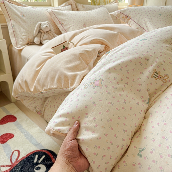 91家纺网 家纺一手货源 找家纺 （总）U品汇 【A类母婴级】加厚全棉纯棉磨毛数码印花四件套生态磨毛100%棉（不是全棉不要钱）